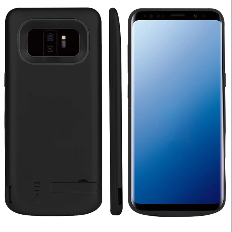 Портативный внешний аккумулятор задняя крышка батарея для Samsung Galaxy S9 Plus зарядное