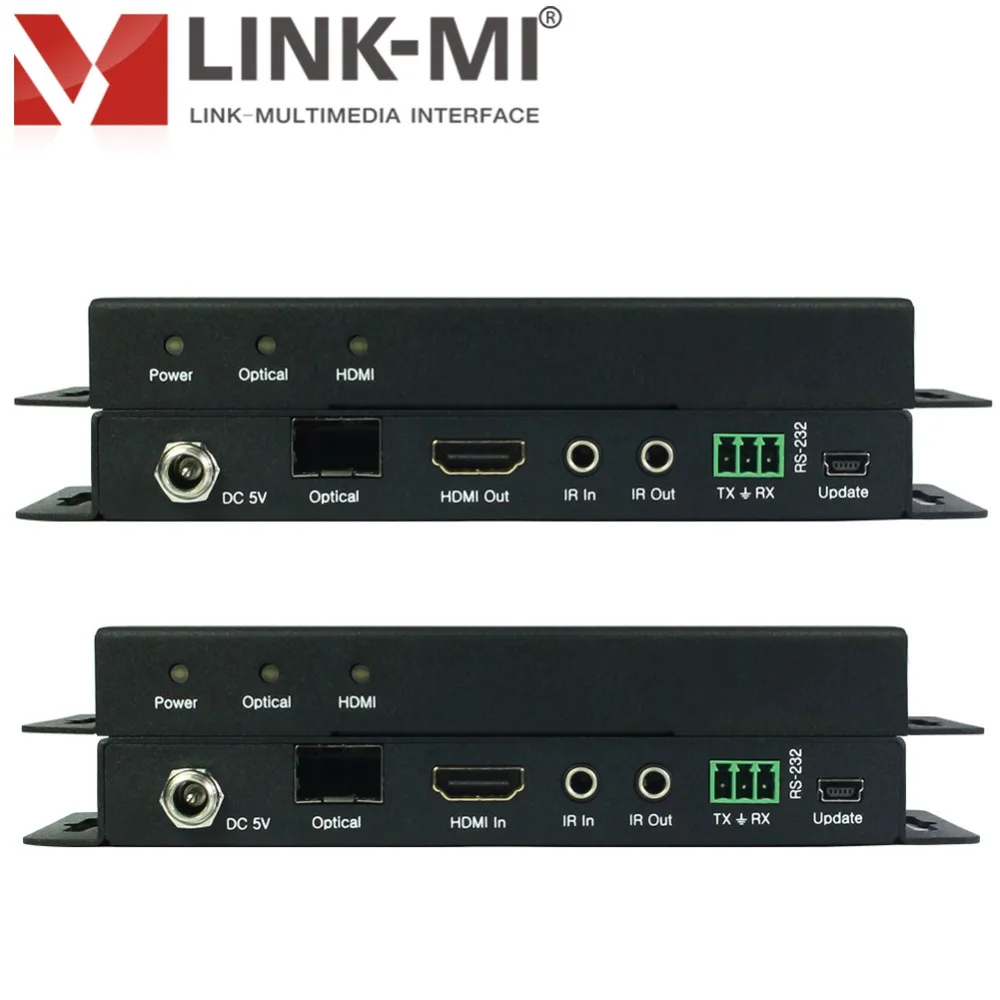 LINK MI LM OF02 hdmi удлинитель из оптического волокна HDMI 2.0b (18 Гбит/с) HDCP 2 и DVI
