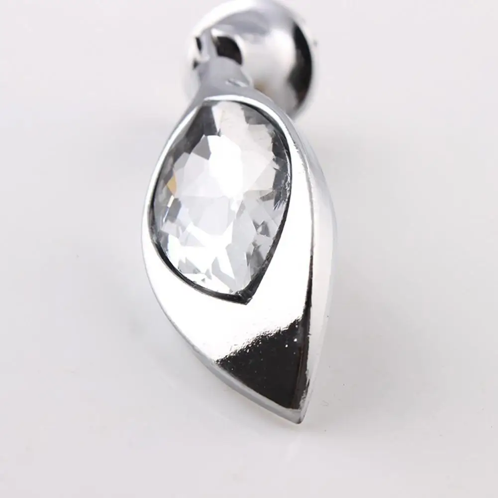 Пасторальный стиль посеребренные дверные ручки с кристаллами инкрустированные