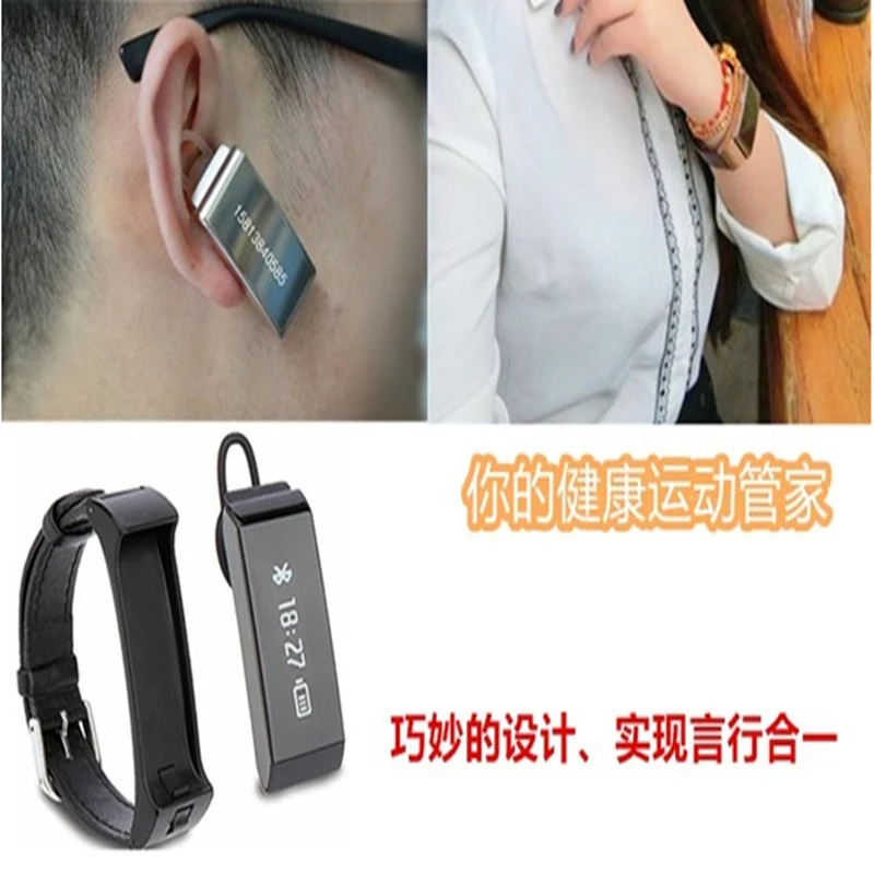 Smart watch 2017 новый продукт наушники и горячей продажи с earin часы толстовки наушником