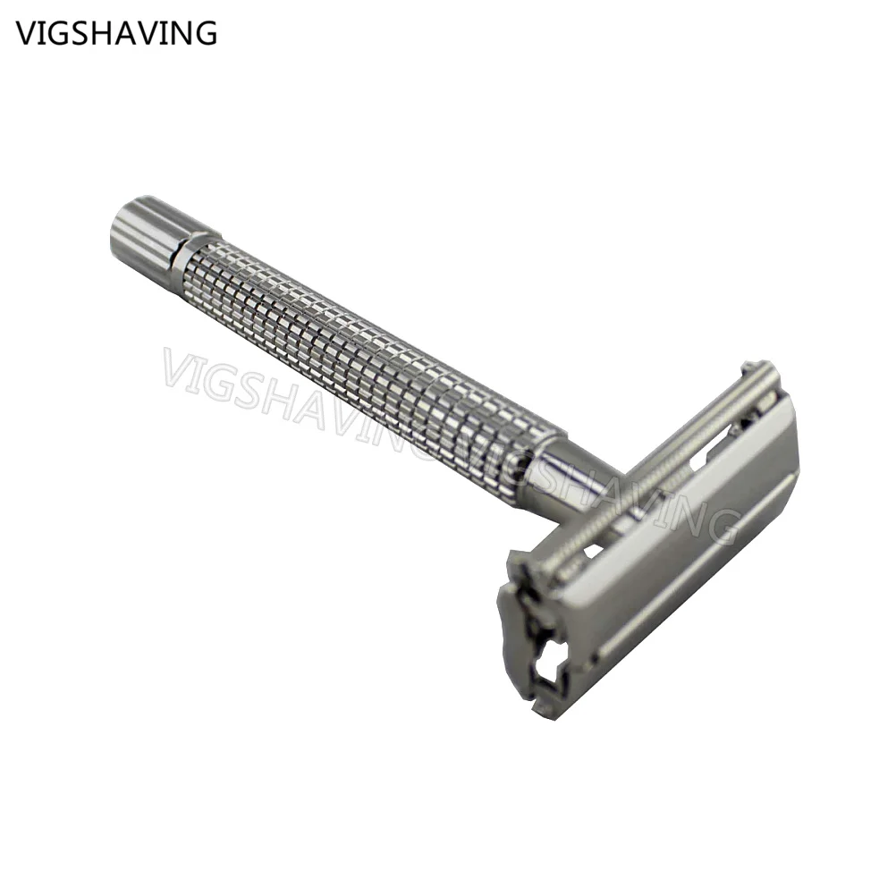 11.2 см длинной ручкой Gunmetal Double Edge Weishi Детская безопасность бритвы|weishi safety razor|safety