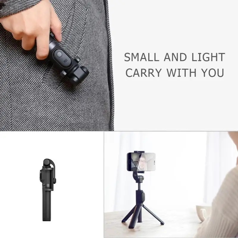 Xiaomi XMZPG01YM 2 в 1 Мини Bluetooth селфи палка мобильный телефон легкий выдвижной 51 см складной на 360 градусов портативный штатив