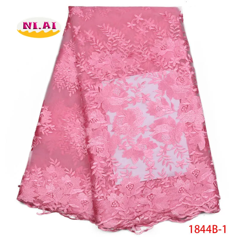 Африканская кружевная в розовом цвете 2018 по последним тенденциям мягкая