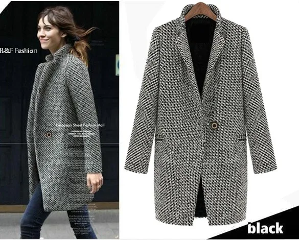 Женское кашемировое пальто зимняя теплая длинная парка из искусственной шерсти