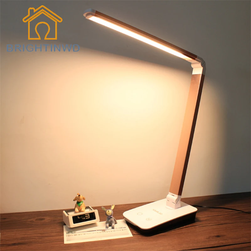 Регулируемые настольные лампы BRIGHTINWD 12 Вт 60 светодиодов Складная Настольная