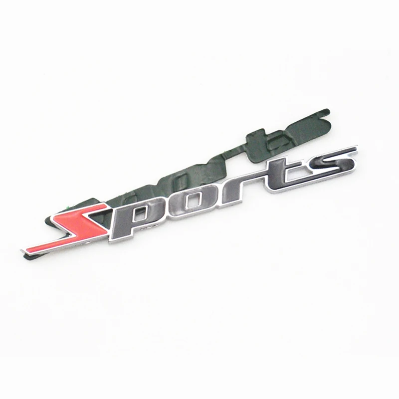 Автомобильный Стайлинг 3D из нержавеющей стали спортивная эмблема значок
