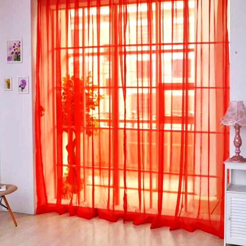 Новая романтическая спальня дешевая готовая органза детская занавеска для окна