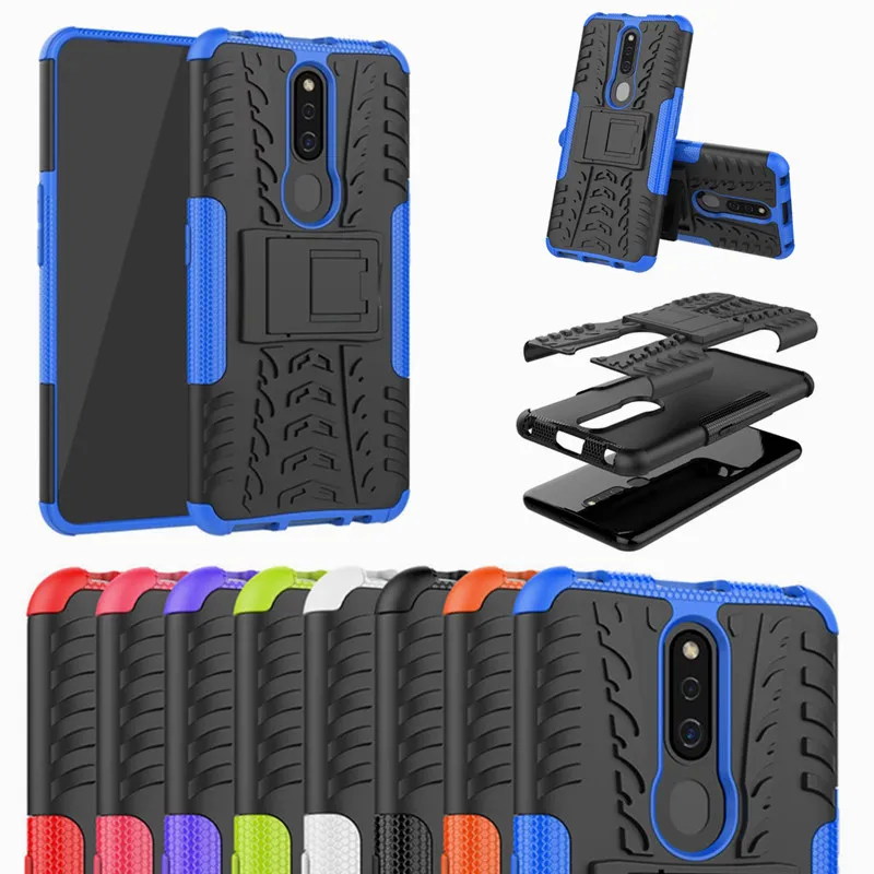 Для OPPO F11 Pro Прочный двухслойный армированный гибридный жесткий чехол для A73 A83 A1 F5