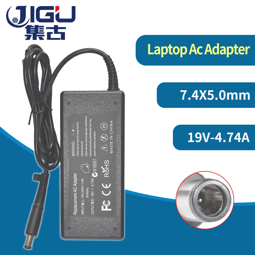 

19V 4.74A 7.4*5.0mm AC Adapter Laptop Charger Power Supply For hp Pavilion DV3 DV4 DV5 DV6 G3000 G5000 G6000 G7000 Notebook F25