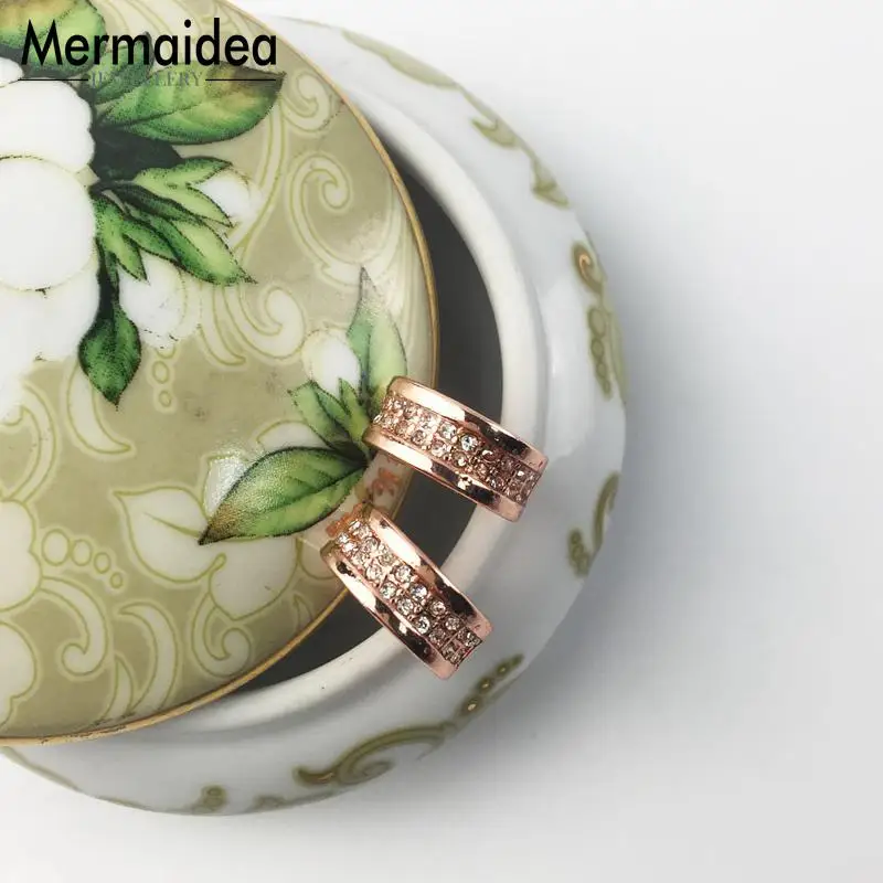Creole Висячие серьги кольца романтическая Розовая позолота цвет модные ювелирные