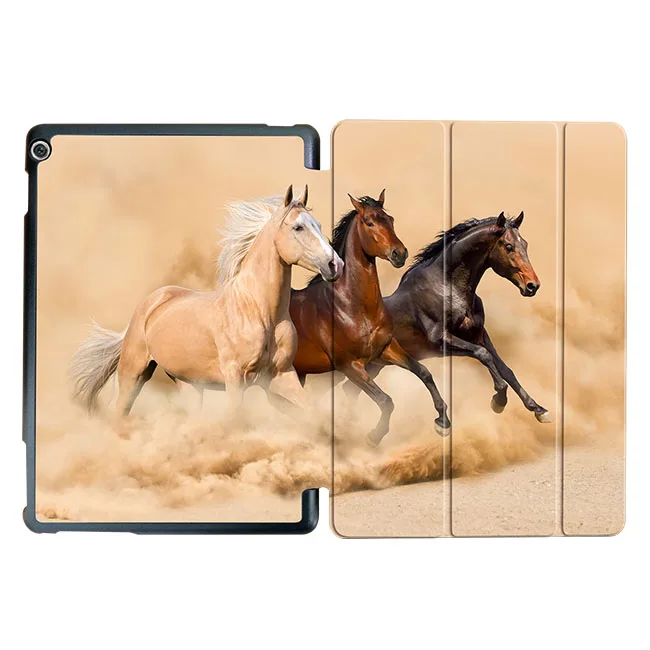 WH010 Чехол MTT с изображением лошадей для huawei Mediapad M3 Youth Lite 10 BAH-L09 bah-AL00 10," планшет из искусственной кожи защитный чехол - Цвет: WH010