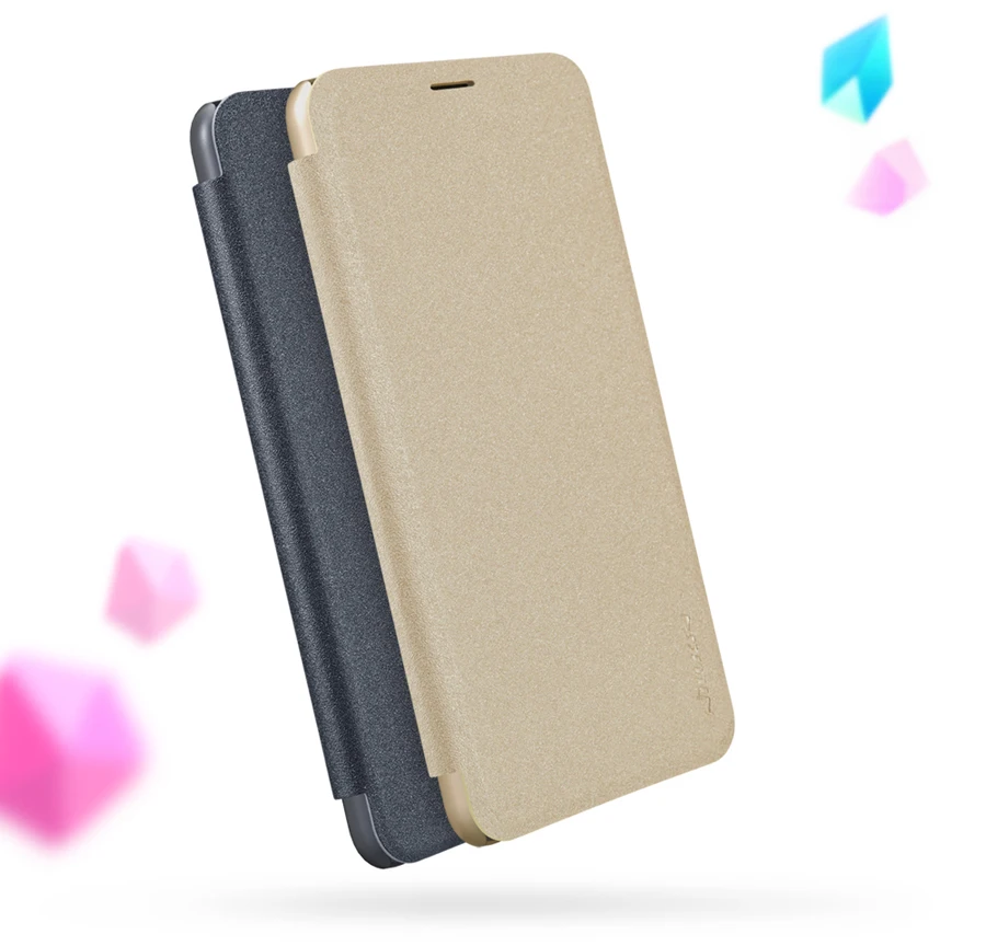1 шт. Nillkin Новый кожаный чехол Sparkle Leather Case мобильного телефона защитный для Meizu M6