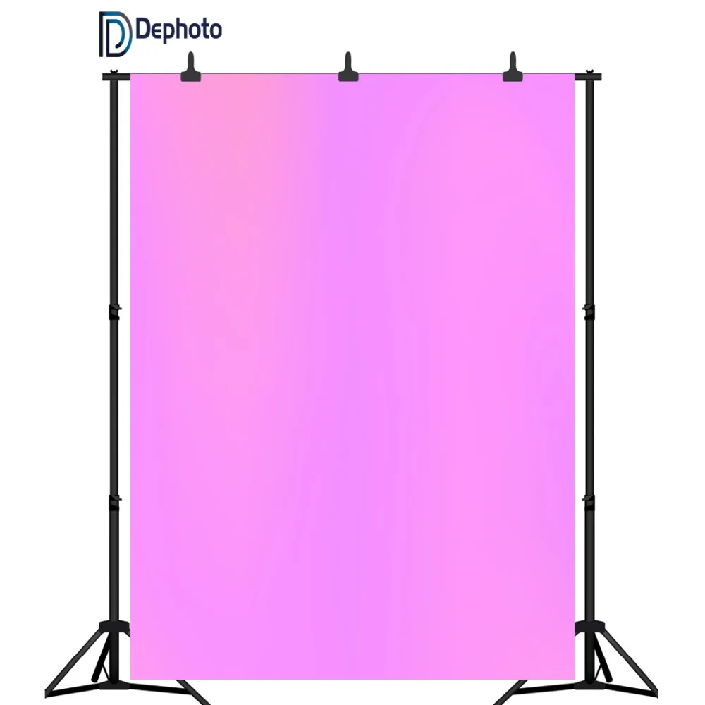 DePhoto градиентный розовый однотонный фон для фотосъемки детей на день