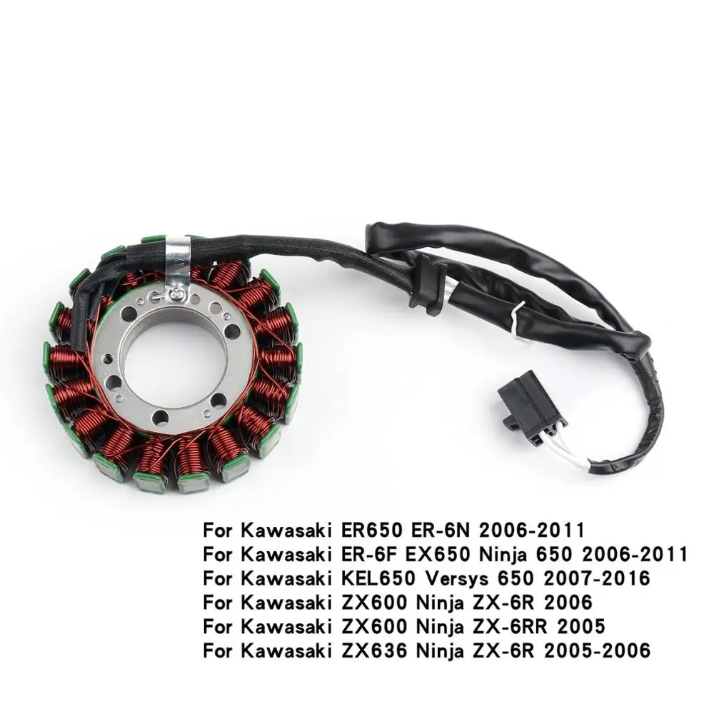

Topteng для Kawasaki ER650 ER-6N EX650 Ninja 650 KEL650 ZX600 ZX636 Ninja ER-6F генератор катушка статора 21003-0023