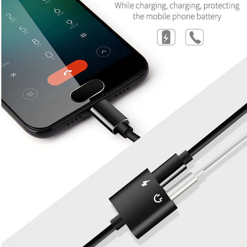 Тип usb C аудио адаптер с разъемами типа и 3 5 мм разъем для наушников кабель