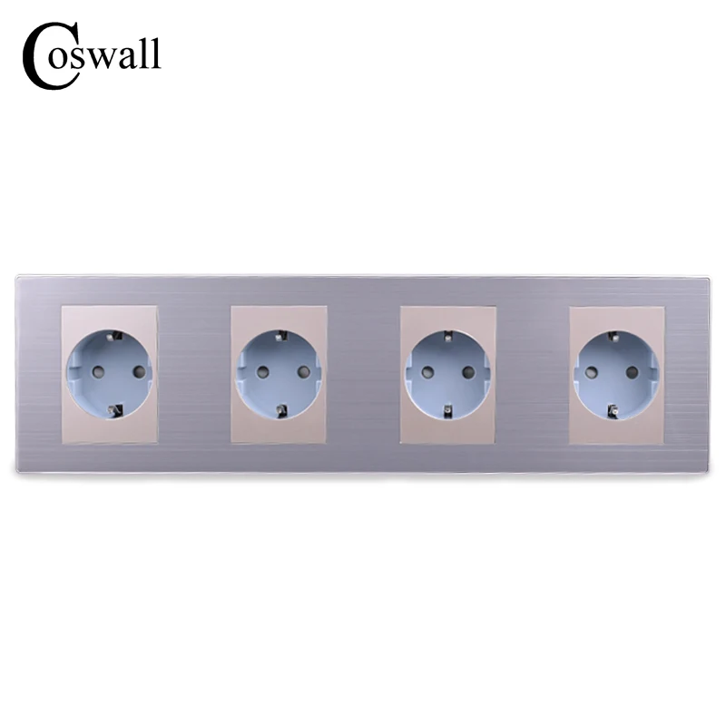 Электрическая розетка из нержавеющей стали 16 А 110 250 В|eu socket plug|plug acplug ac power |