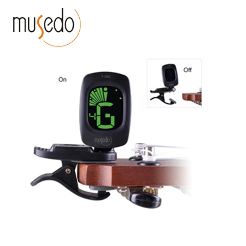 

Musedo T-29U Mini Clip-on Clip on LCD Display Ukulele Tuner Backlight 360 Degree Rotatable Clip Ukulele [Ukulele Dedicated]