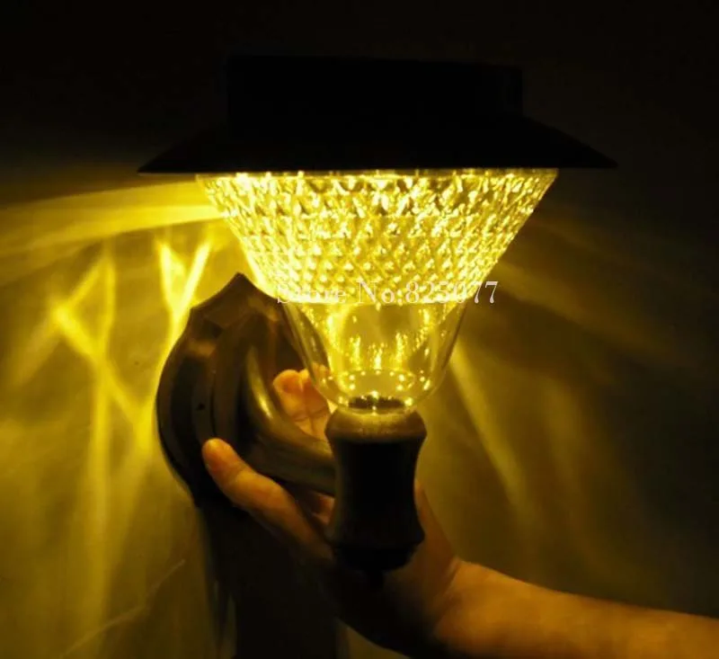Уличный настенный светильник на солнечной батарее 3x1200 мАч|solar lamp|outdoor gardensolar wall light