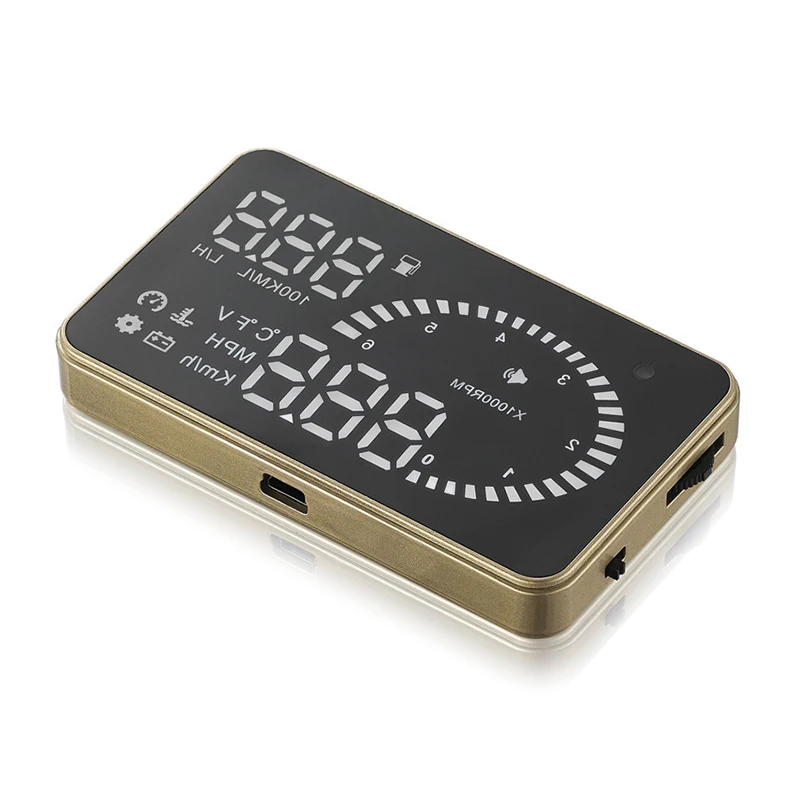 Лобовое стекло проектор аксессуары Hud Дисплей OBD2 цифровой автомобильный скоростной метр X6 HUD автомобильный скоростной проектор бортовой компьютер