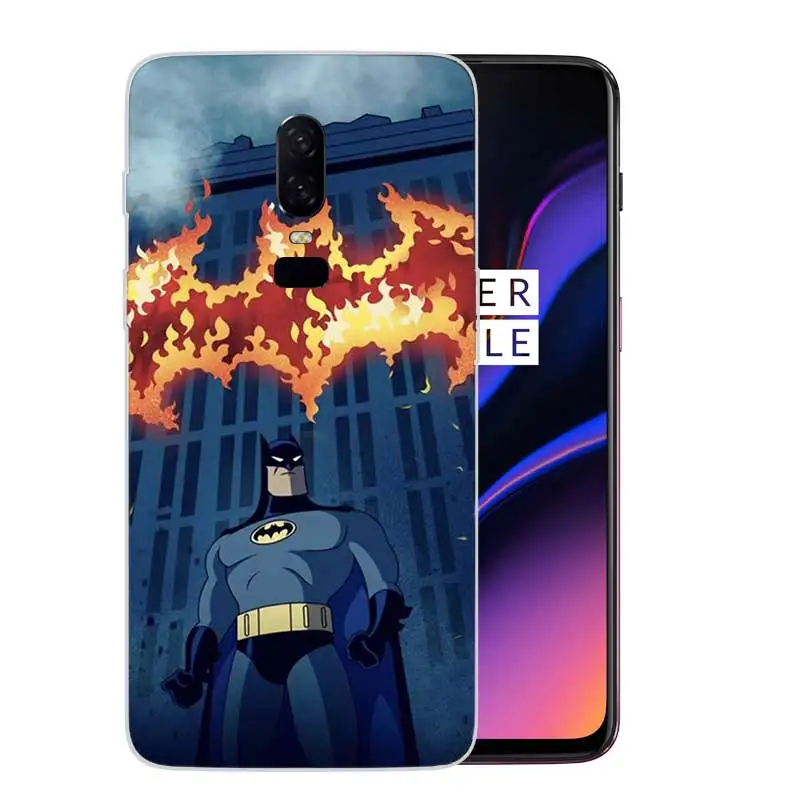 Роскошный Мягкий ТПУ силиконовый чехол для телефона OnePlus 5 5T 6T 6 матовый с принтом