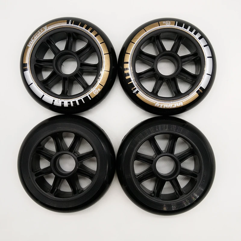 Бесплатная доставка коньки колеса 110 мм 8 шт./лот черный 85 A|wheels 100|skating wheel 100speed skates