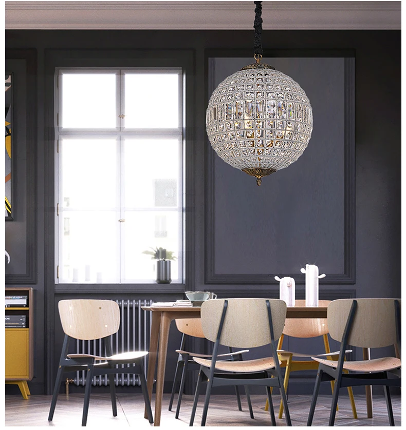 Винтажный светодиодный хрустальный люстра светильник ing для гостиной chandelers deco лампа для салона люстры скандинавский светильник