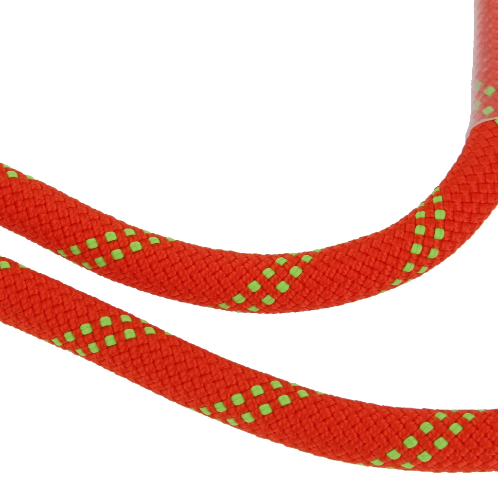 Веревка для скалолазания оранжевая альпинизма защиты от падения | Спорт и