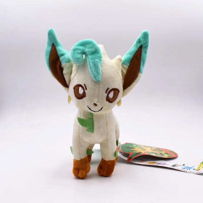 18-20 см Eevee Leafeon Плюшевые игрушки Мягкие Peluche Игрушки Куклы Подарки для детей - Цвет: 32840203229