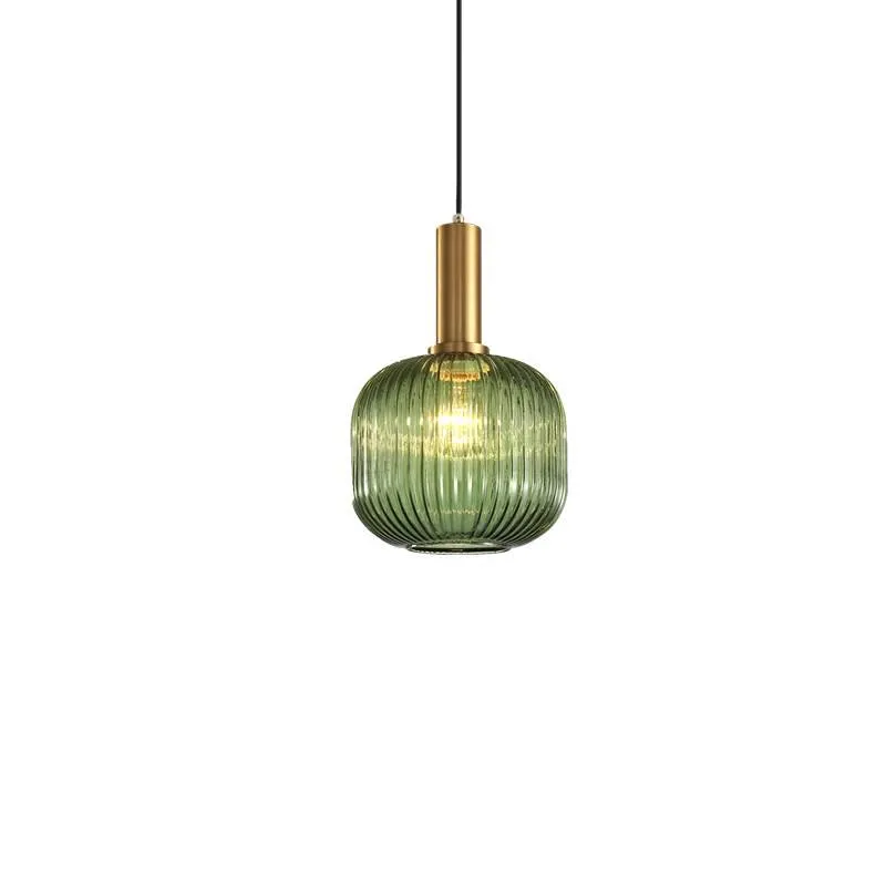 Modern Green Glass Pendant Light LED Suspension Lamp Lamps For Living room Bar Coffee Store Home Lighting PA0195 | Лампы и освещение