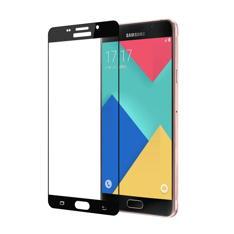 3D полное покрытие закаленное Стекло для Samsung Galaxy A5 2017 A520 A7 2016 A3 ON5 j7 j5 Prime S7 S6 экрана