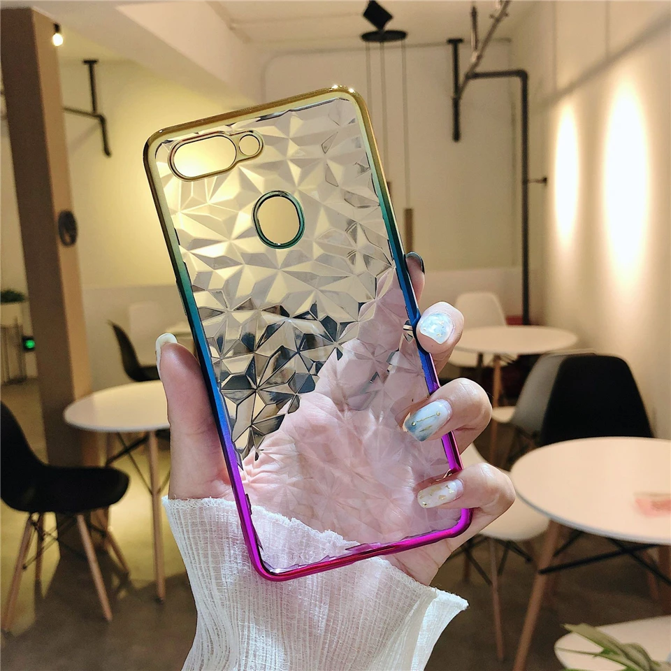 Для XiaoMi RedMi 6A 5A 4A чехол мягкий полный Силиконовый обшивка 3D градиентная Алмазная
