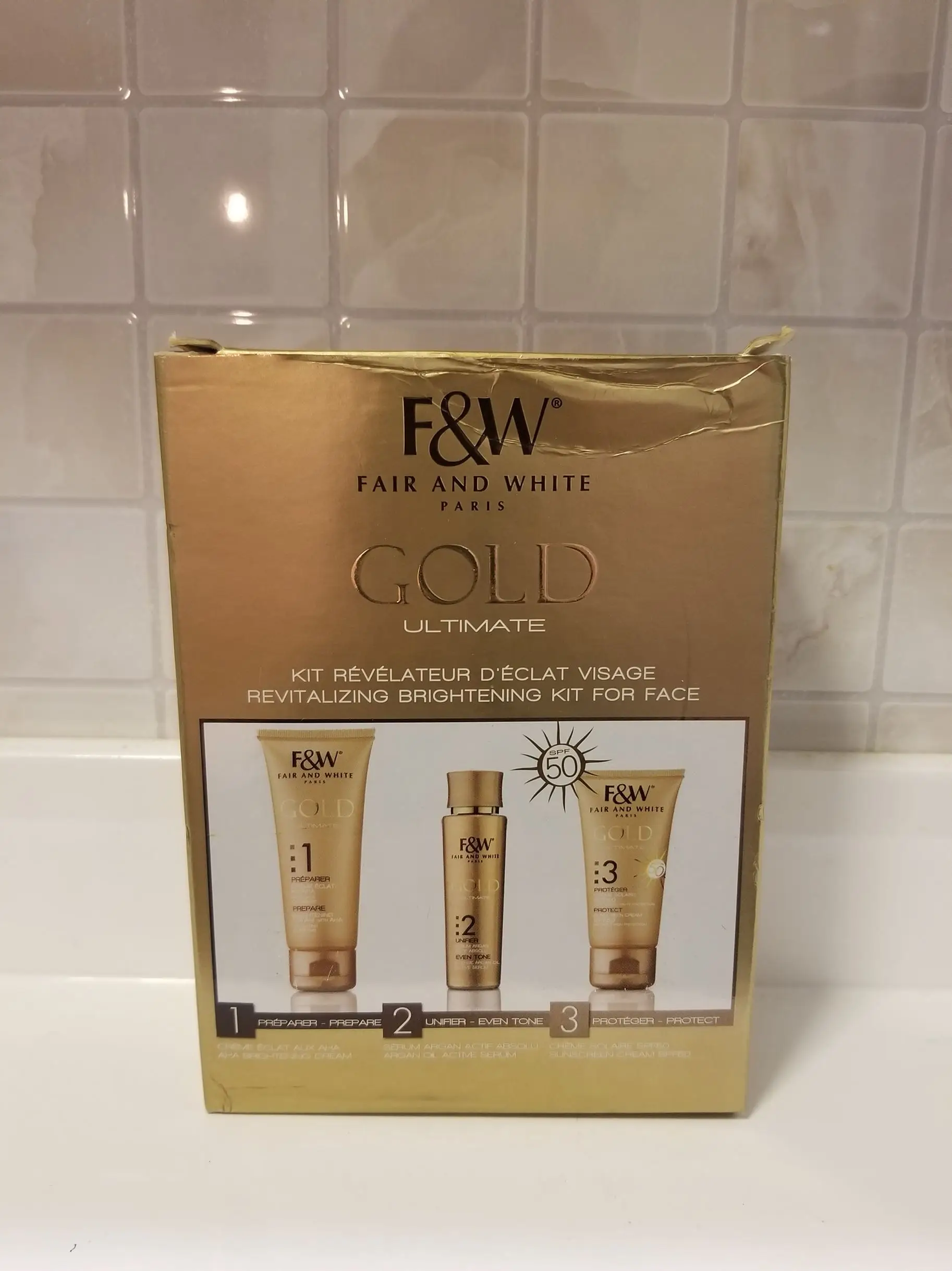 Комплект для лица Fair& White Gold