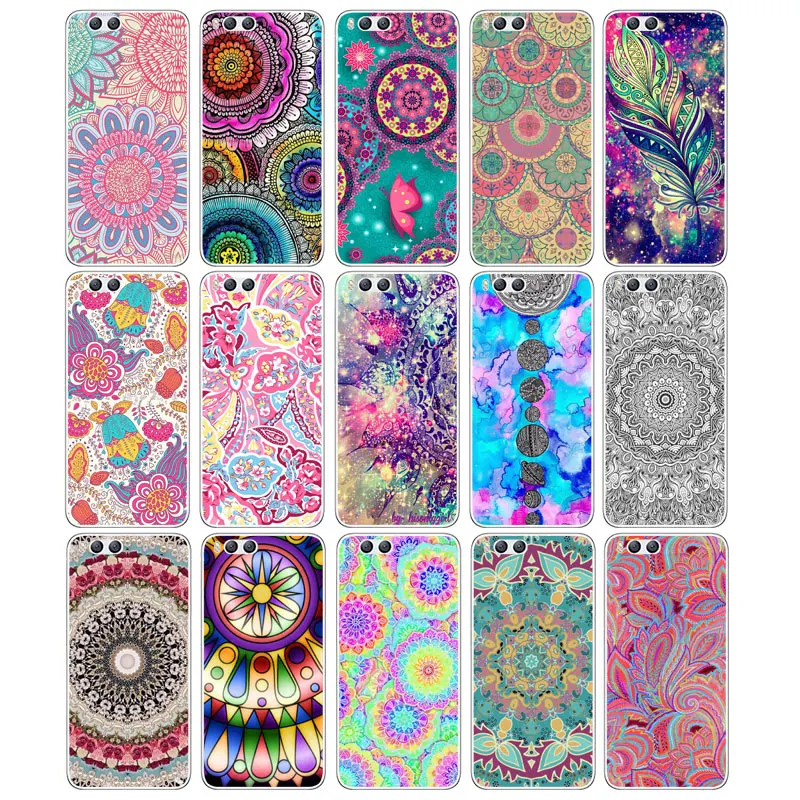 DREAMFOX L389 Paisley Flower Mandala Soft TPU Silicone Case Cover For Xiaomi Mi Note 2 3 4 5 6 8 SE M5 4C 4S 5C 5S 5X 6X A1 Plus |