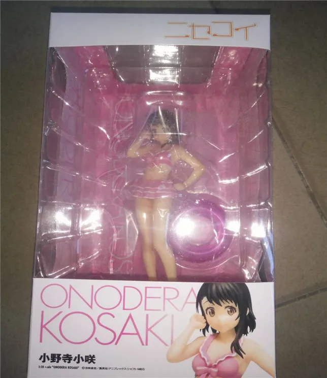 Anime Cartoon 15CM Nisekoi Onodera Kosaki Beach Queens Series Swimsuit Ver. PVC Figure Collectible Model Toy | Игрушки и хобби