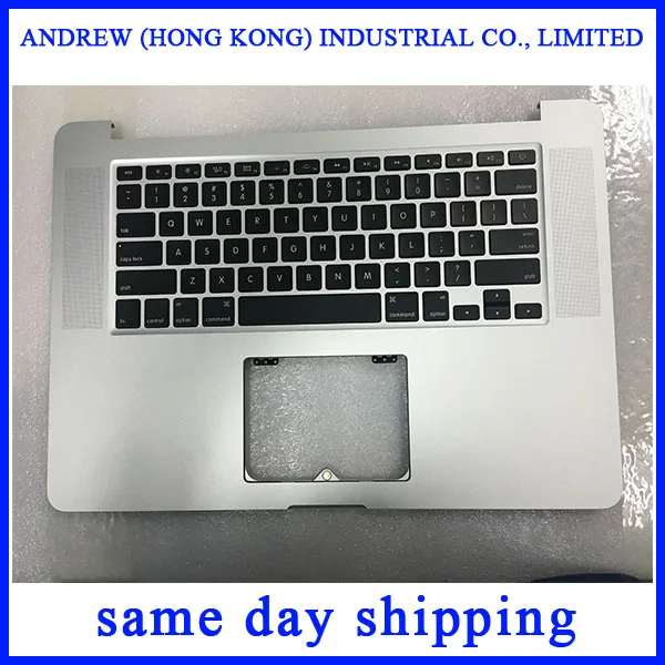 A1398 Topcase Для Macbook Pro Retina 15 дюймов с клавиатурой US макет верхний корпус Late 2013 Mid 2014 661