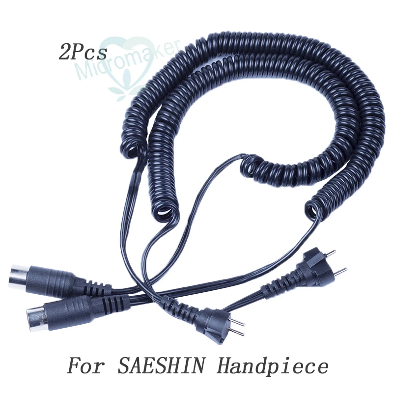 Dental 2pcs Micromotor Marathon Handpiece Wire Spare Cables Components Motor Cord for Marathon for SAESHIN for SHIYANG