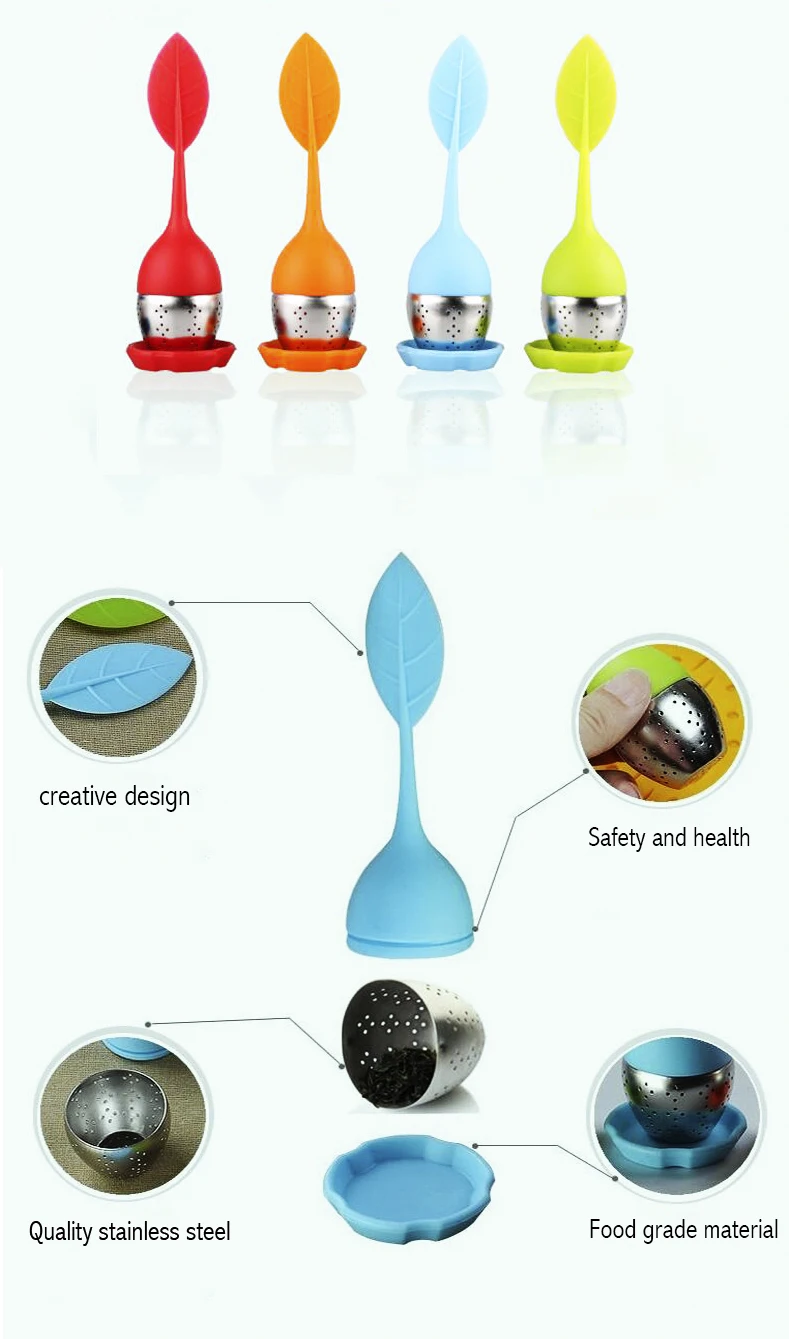 Инструмент для заварки чая в форме листьев интересные кухонные инструменты