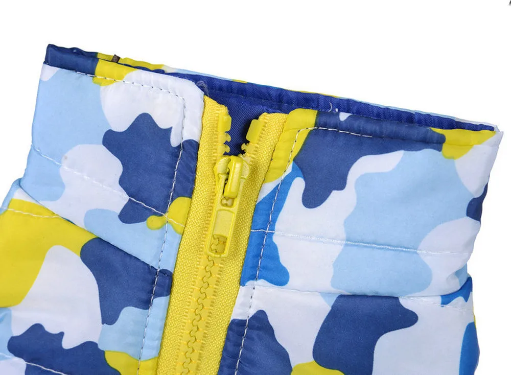 Одежда для маленьких собак Комбинезоны зимний теплый стеганый утепленный