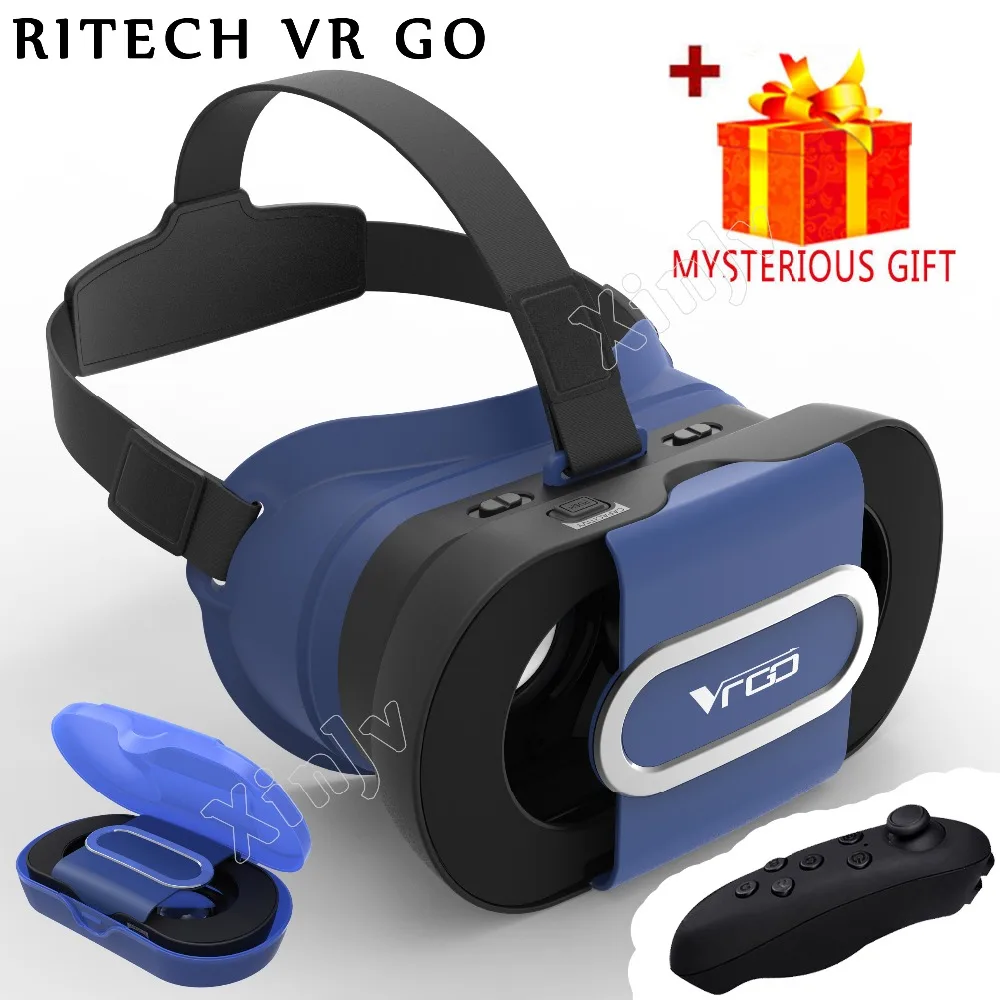 RITECH 3 D шлем VR люнет 3D виртуальной реальности очки гарнитура для смартфонов Smart Vrbox