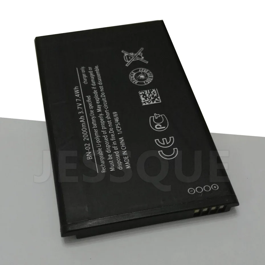 Jessque 2000мАч bn 02 bn02 Батарея для Nokia XL 4 г rm 1061 1030 1042 RM аккумулятор сотовый телефон +