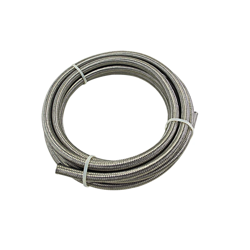 WLR RACING - 5 Meter AN8 8AN AN-8 ( ID 11.2MM / 0.43&quot ) High Quliaty Stainless Braided Dry Sump Fuel oil line Water WLR7113 |