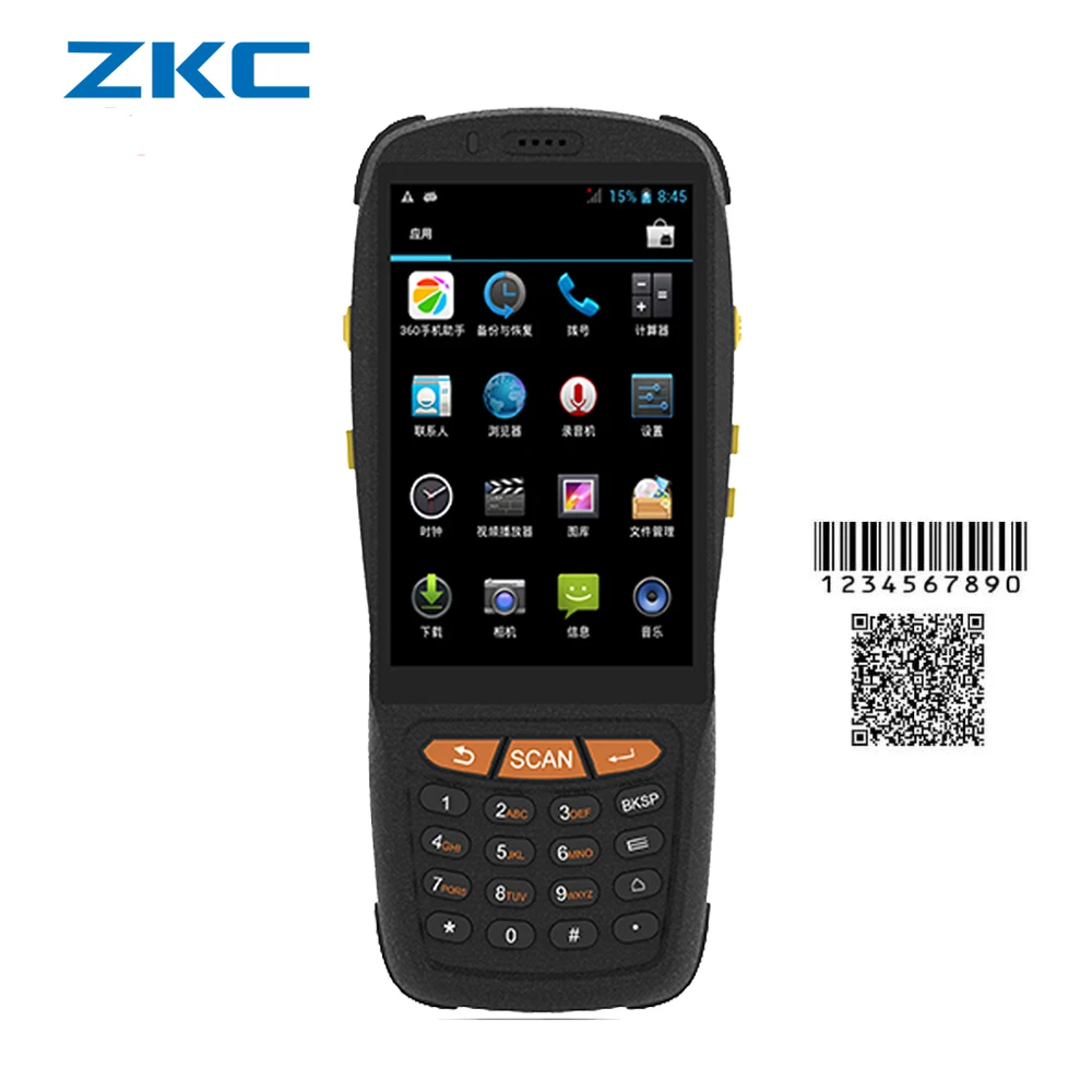 КПК Android 7 1 Прочный POS терминал 1D 2D сканер штрих кода Wi Fi 4G Bluetooth GPS считыватель