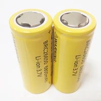 100 new original 26650 3 7 v 6800 mah 26650 lithium rechargeable battery for flashlight batteries gtl evrefire