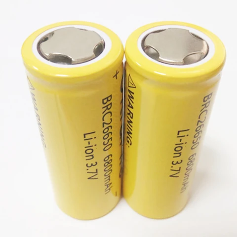 100% Новый оригинальный 26650 3,7 в 6800 мАч 26650 литиевая аккумуляторная батарея для фонариков GTL EvreFire