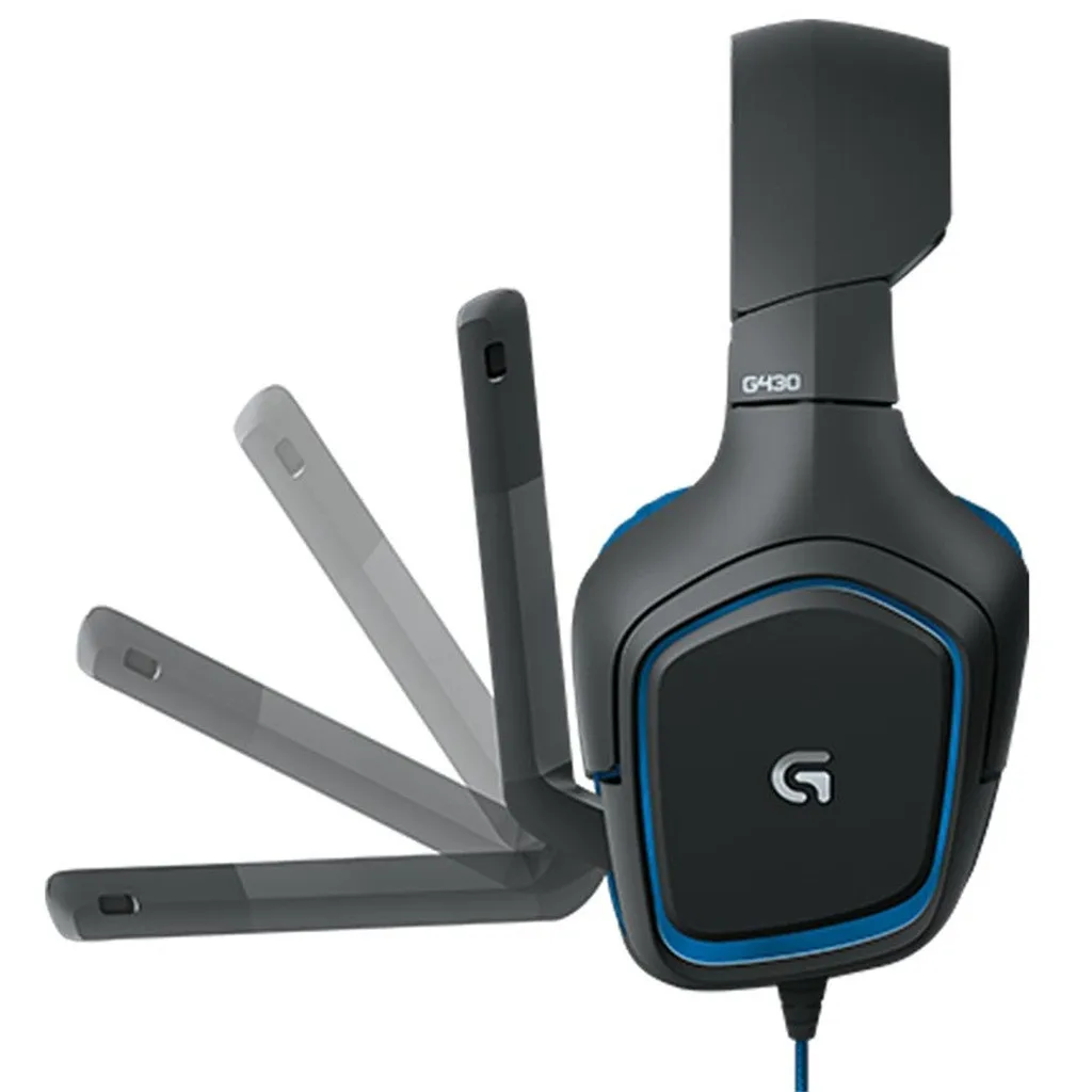 Оригинальные Проводные Игровые наушники logitech G430 7,1 с объемным звуком, микрофон, гарнитура для PS4 Auriculares Con Cable 19Jul05