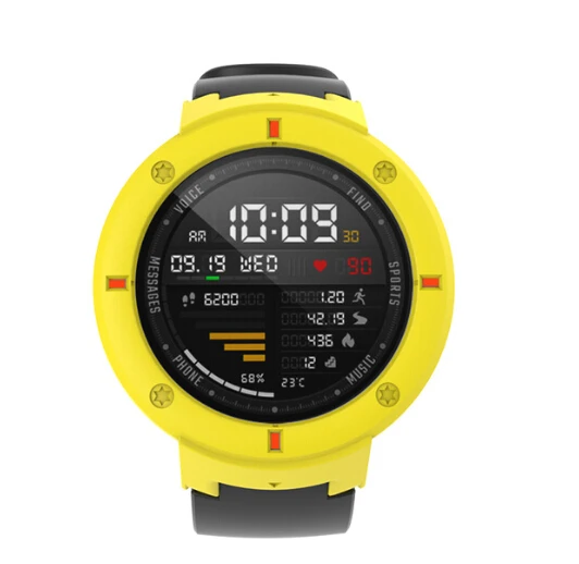 7 6 цветов Чехол для часов Amazfit Verge жесткий армированный защитный чехол для Xiaomi Huami Amazfit 3 Verge чехол для часов аксессуары - Цвет: 7