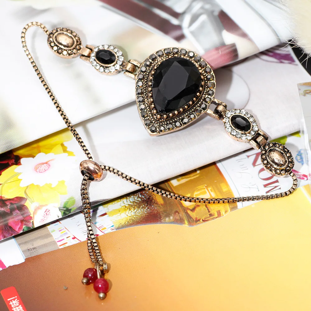 SUNSPICE MS ретро золотой цвет слайд цепочка браслет турецкие Винтажные Ювелирные