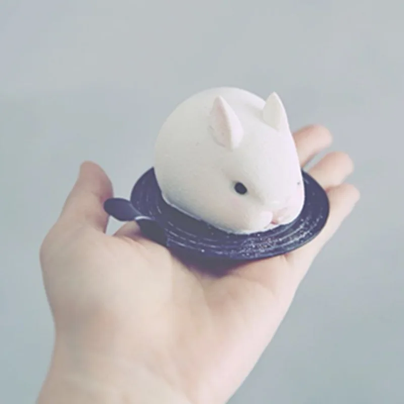 3D силиконовая форма для торта EPASUN кроликов мусса с животными хлеба десерта