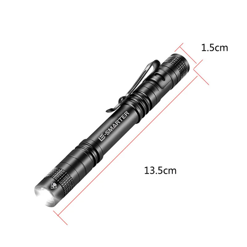Яркая светодиодная мини-лампа AAA ручка-фонарик карманный портативный дорожный