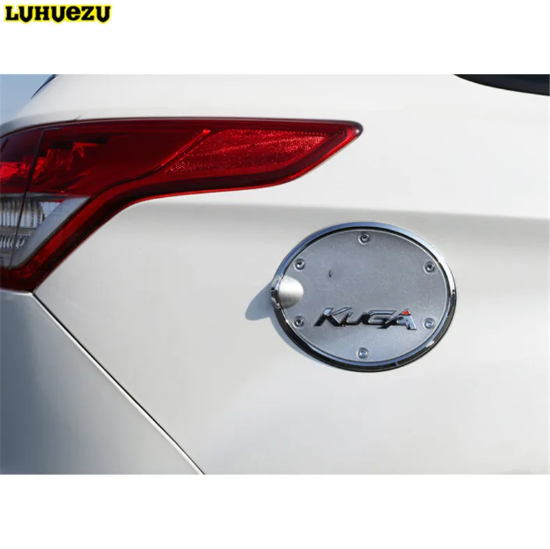Крышка топливного бака Luhuezu хромированная крышка газового для Ford Kuga Escape 2013 2014 2015